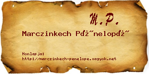 Marczinkech Pénelopé névjegykártya